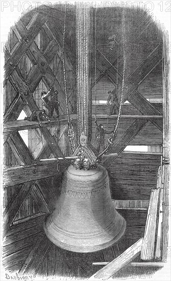 Cloche de Notre-Dame de Paris en 1851