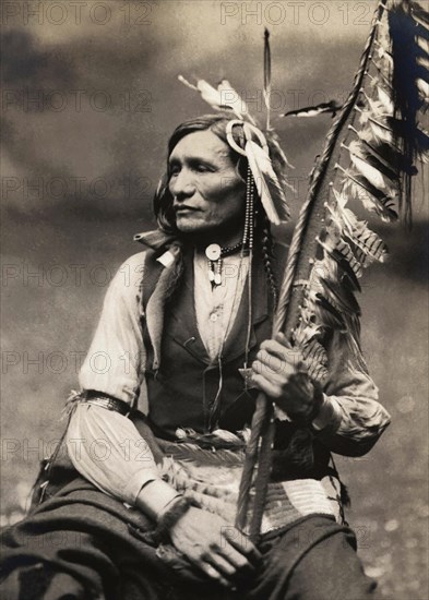 Poscard representing a Red Indian