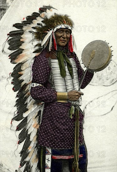 Indian chief  "Wounded Horse"