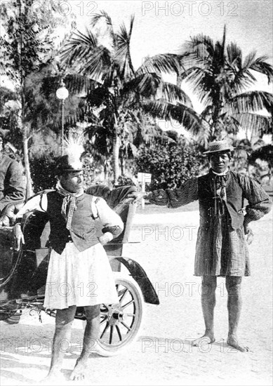 Postcard representing Seminole Indians, Florida