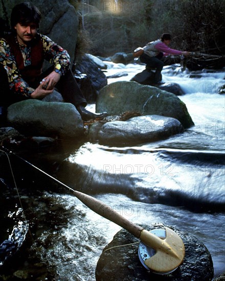 Moulinet de canne à pêche