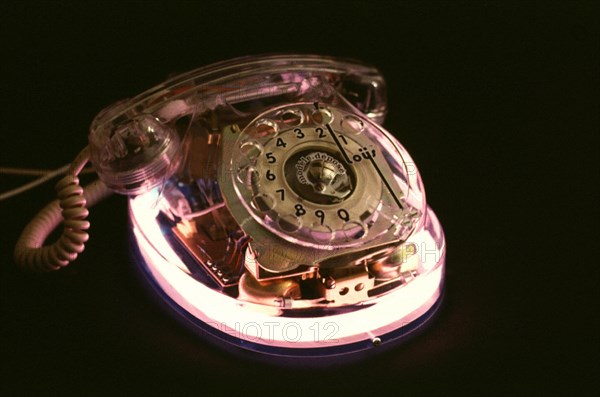 Plexiglas telephone