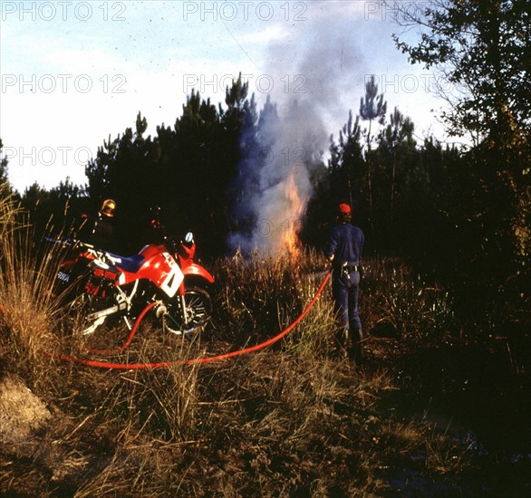 Moto feu