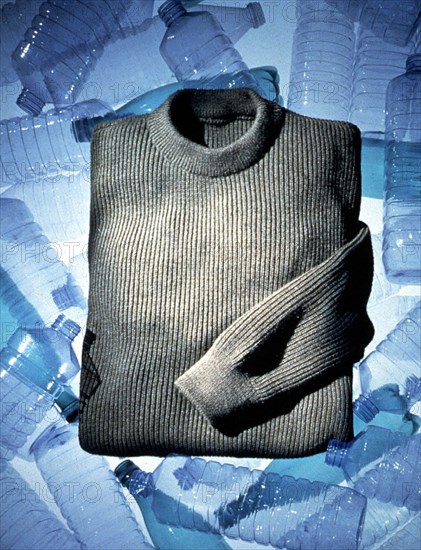 Pull en plastique recyclé