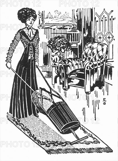 Vacuum cleaner around 1920