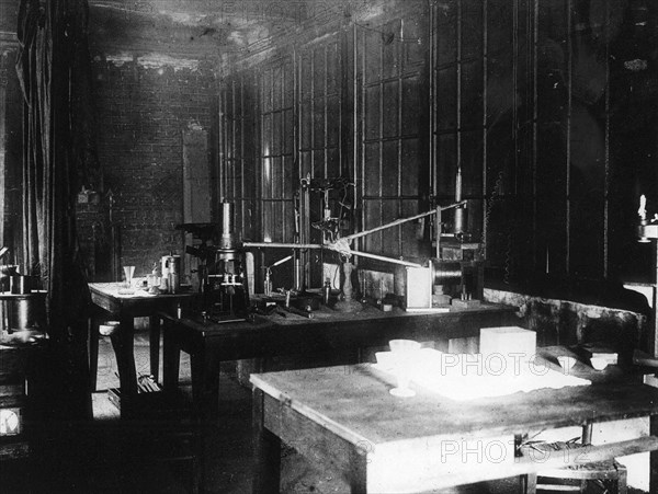 Pierre Curie in his lab
