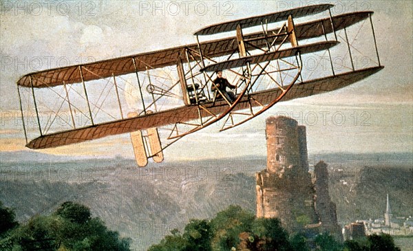 L'avion des frères Wright en 1908