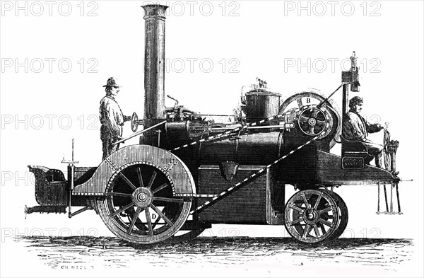 Voiture à vapeur de M. Lotz, de Nantes