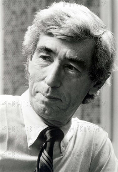 Portrait de Hergé, dessinateur et auteur de bandes dessinées belge.