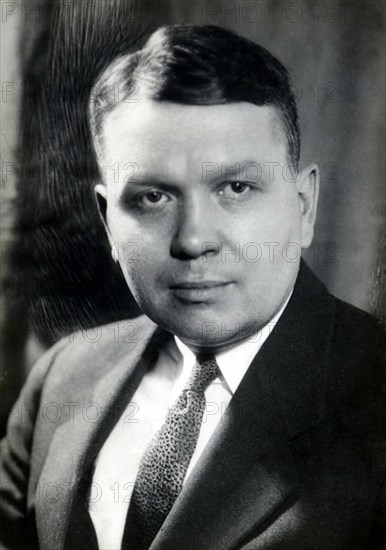 Portrait of American chemist Harold Urey