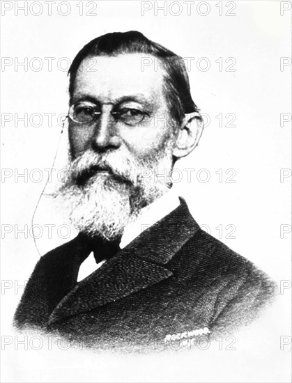 Portrait de Lewis Waterman, créateur de la marque de stylos Waterman