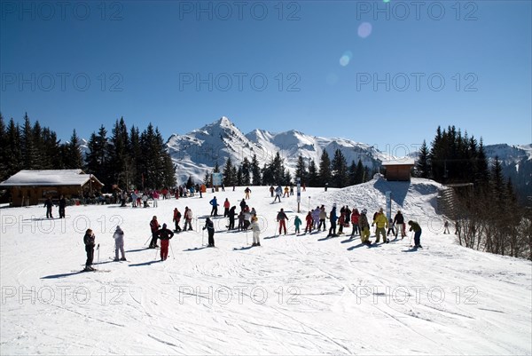 Skiing in Morzine, France