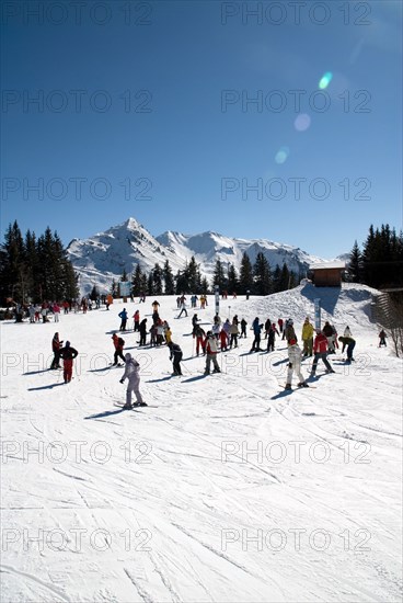 Skiing in Morzine, France