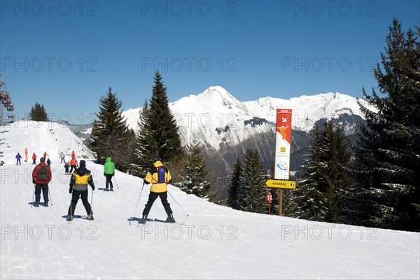 Skiing in Morzine, France