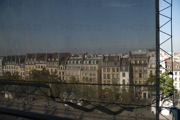 View over Paris from the Centre Georges Pompidou