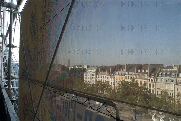 View over Paris from the Centre Georges Pompidou