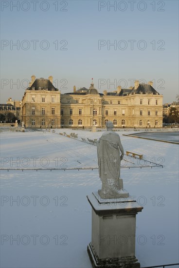 Paris, Jardin du Luxembourg et Palais du Sénat