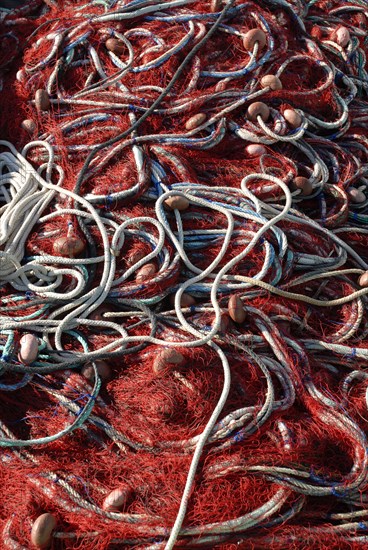 2009, filets de pecheur, Hyères 83400, port de Hyères