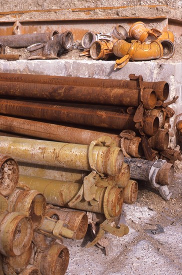 Chantier, Paris, gros plan chantier, graphisme