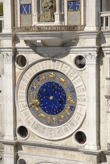 2009, signes du zodiaque, tour de l'horloge, Venise