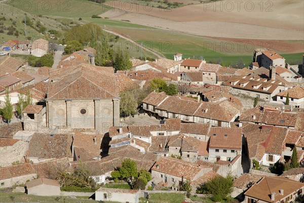 2009, Atienza, Eglise San Juan, Espagne : province de Guadalajara en Castille La Mancha, village d'Atienza