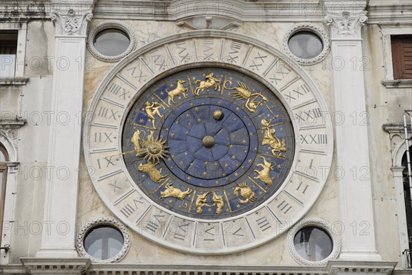 2009, signes du zodiaque, tour de l'horloge, Venise