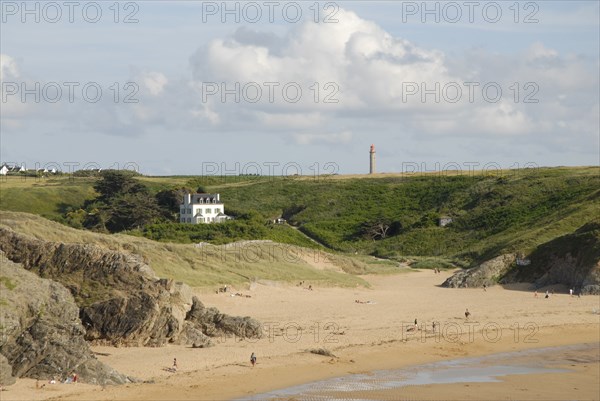 2009/ Belle-ile en Mer, paysage, Bretagne, plage, phare