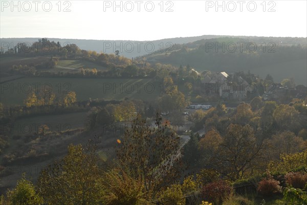 Bourgogne, octobre 2009, paysage automne