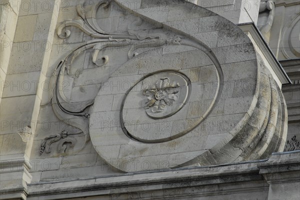 Détail de l'église du Val-de-Grâce à Paris