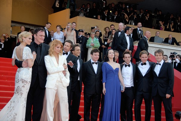 Festival de Cannes : équipe du film "Inglourious Basterds"