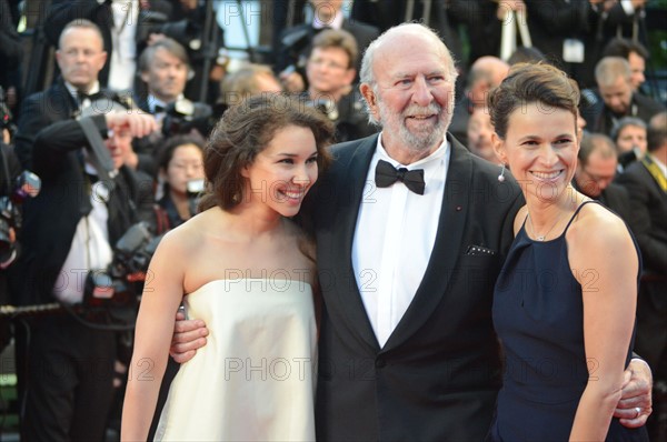Sofiia Manousha, Jean-Pierre Marielle, et Aurélie Filippetti, Festival de Cannes 2013