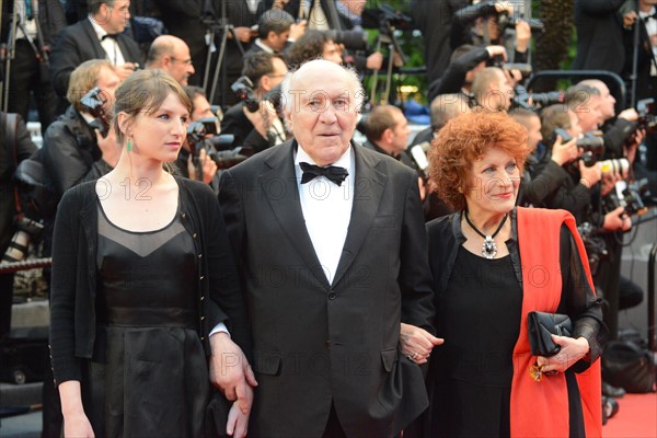 Michel Piccoli et Andrea Ferréol, Festival de Cannes 2013