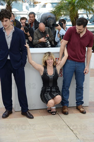 Louis Garrel, Valeria Bruni Tedeschi et Filippo Timi, Festival de Cannes 2013