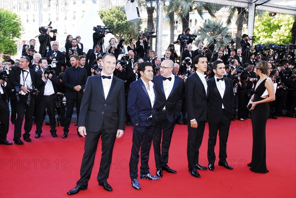 Equipe du film "Né quelque part", Festival de Cannes 2013