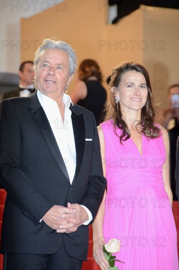 Aurélie Filippetti et Alain Delon, Festival de Cannes 2013