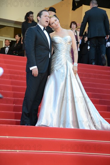 Arpad Busson et Uma Thurman, Festival de Cannes 2013