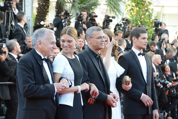 Equipe du film "La Vie d'Adèle", Festival de Cannes 2013