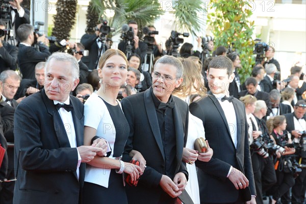 Equipe du film "La Vie d'Adèle", Festival de Cannes 2013