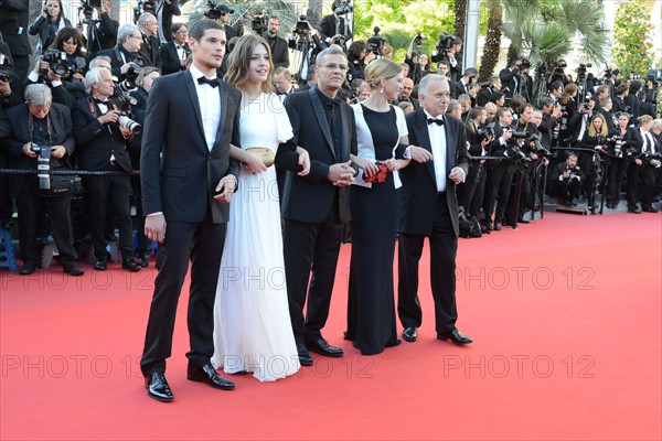 Equipe du film "La Vie d'Adèle", Festival de Cannes 2013