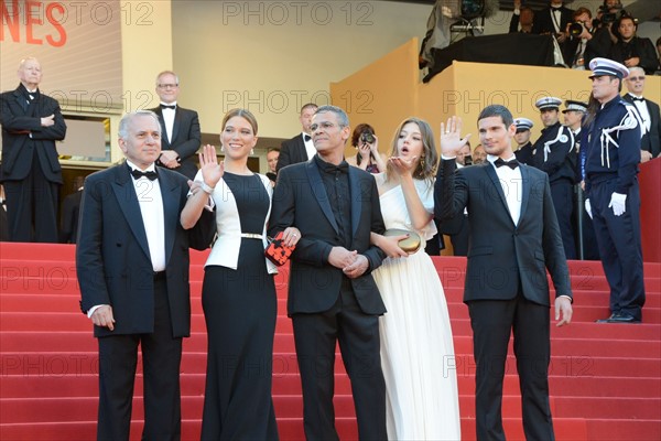 Equipe du film "La Vie d'Adèle", Festival de Cannes 2013