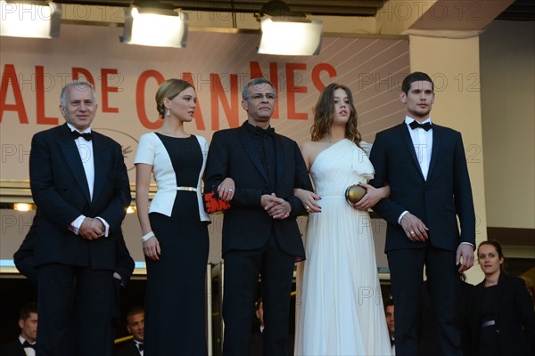 Equipe du film "La Vie d'Adèle", Festival de Cannes 2013