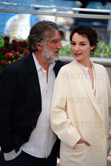 Pierre Ange Le Pogam et Jeanne Balibar, Festival de Cannes 2014