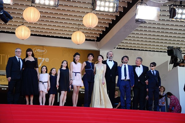 Equipe du film "Le Meraviglie", Festival de Cannes 2014