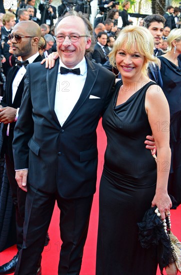 Yves Thréard and Théodora Khorsand, 2014 Cannes film Festival
