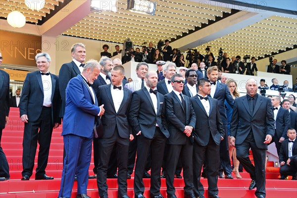 Cast and crew, "Expendables : 3", 2014 Cannes film Festival