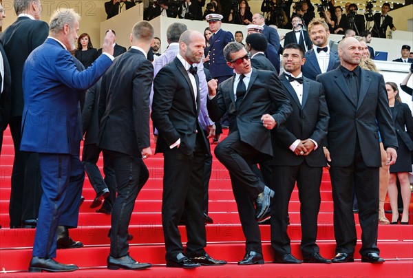 Cast and crew, "The Expendables : 3", 2014 Cannes film Festival