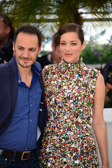 Marion Cotillard et Fabrizio Rongione, Festival de Cannes 2014