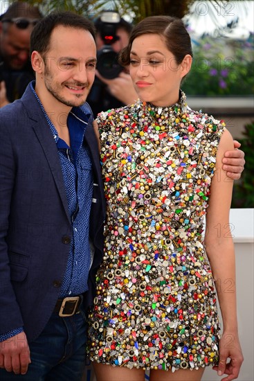 Marion Cotillard et Fabrizio Rongione, Festival de Cannes 2014