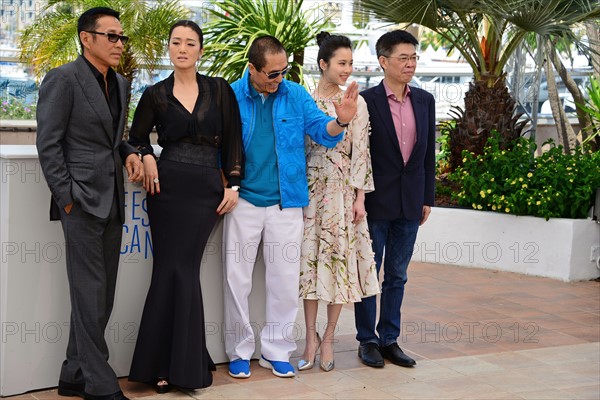 Cast and crew, "Coming home", 2014 Cannes film Festival