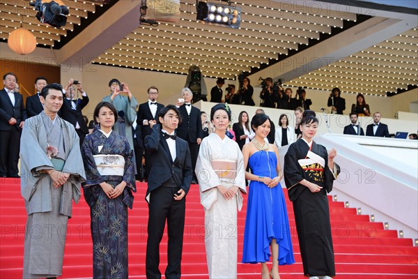 Cast and crew, "Still the water", 2014 Cannes film Festival